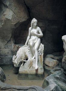 Ninfa con una cabra, de la Laiterie de la Reine